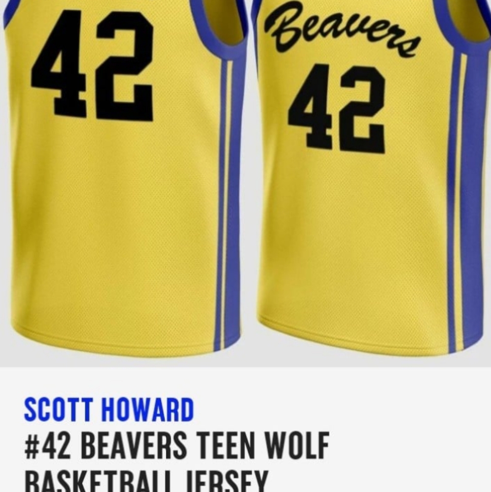 Teen Wolf Film (Michael J Fox) Basketball Jersey XXXL